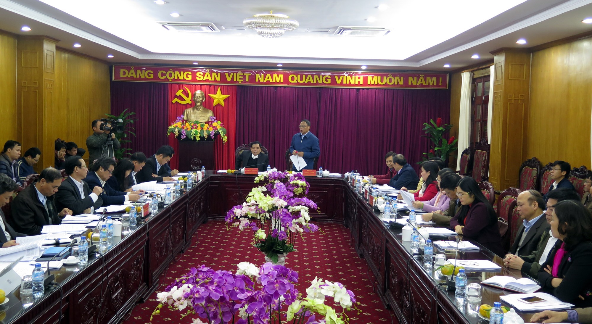 Bộ trưởng Bộ Nông nghiệp và PTNT Nguyễn Xuân Cường làm việc tại tỉnh Bắc Kạn